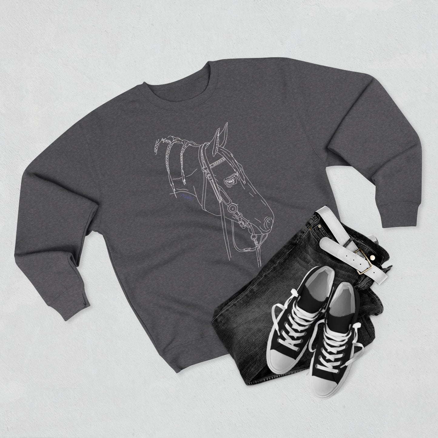 Horse Outline Crewneck